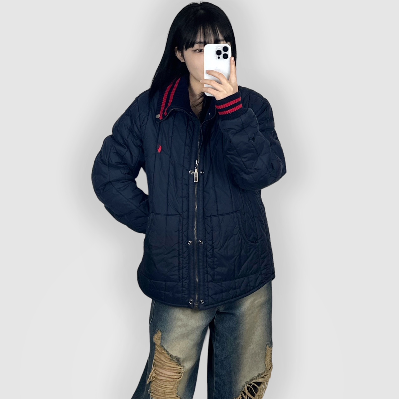 [중고] 폴로 랄프로렌 패딩 점퍼