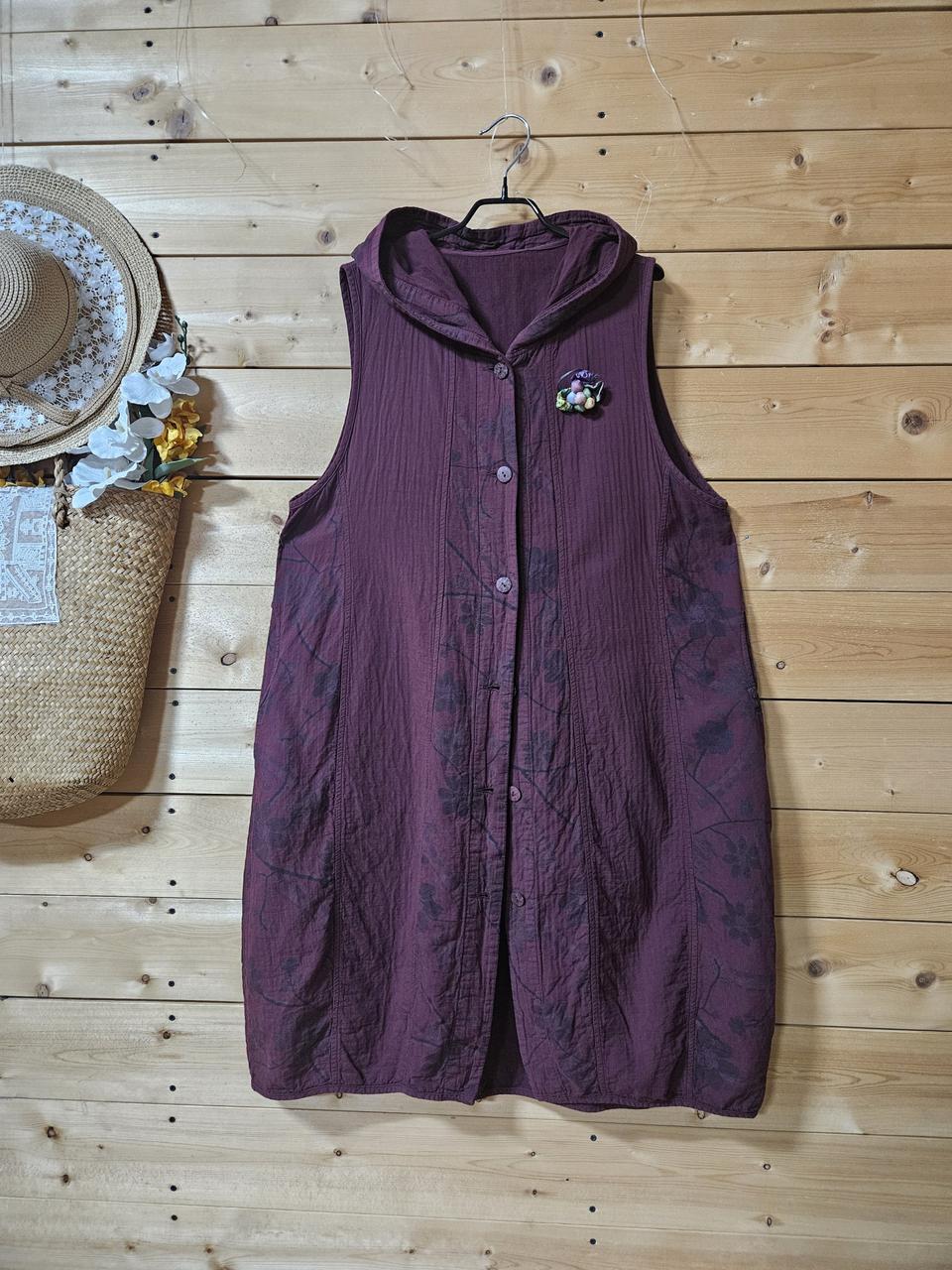 면후드롱조끼 ( 코사지 코디용입니다