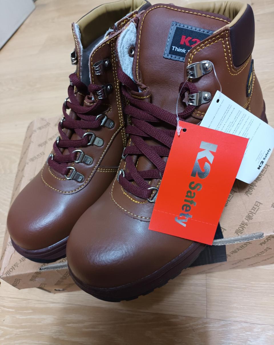 k2-14안전화 260 소가죽 kc인증 24년 박스새제품