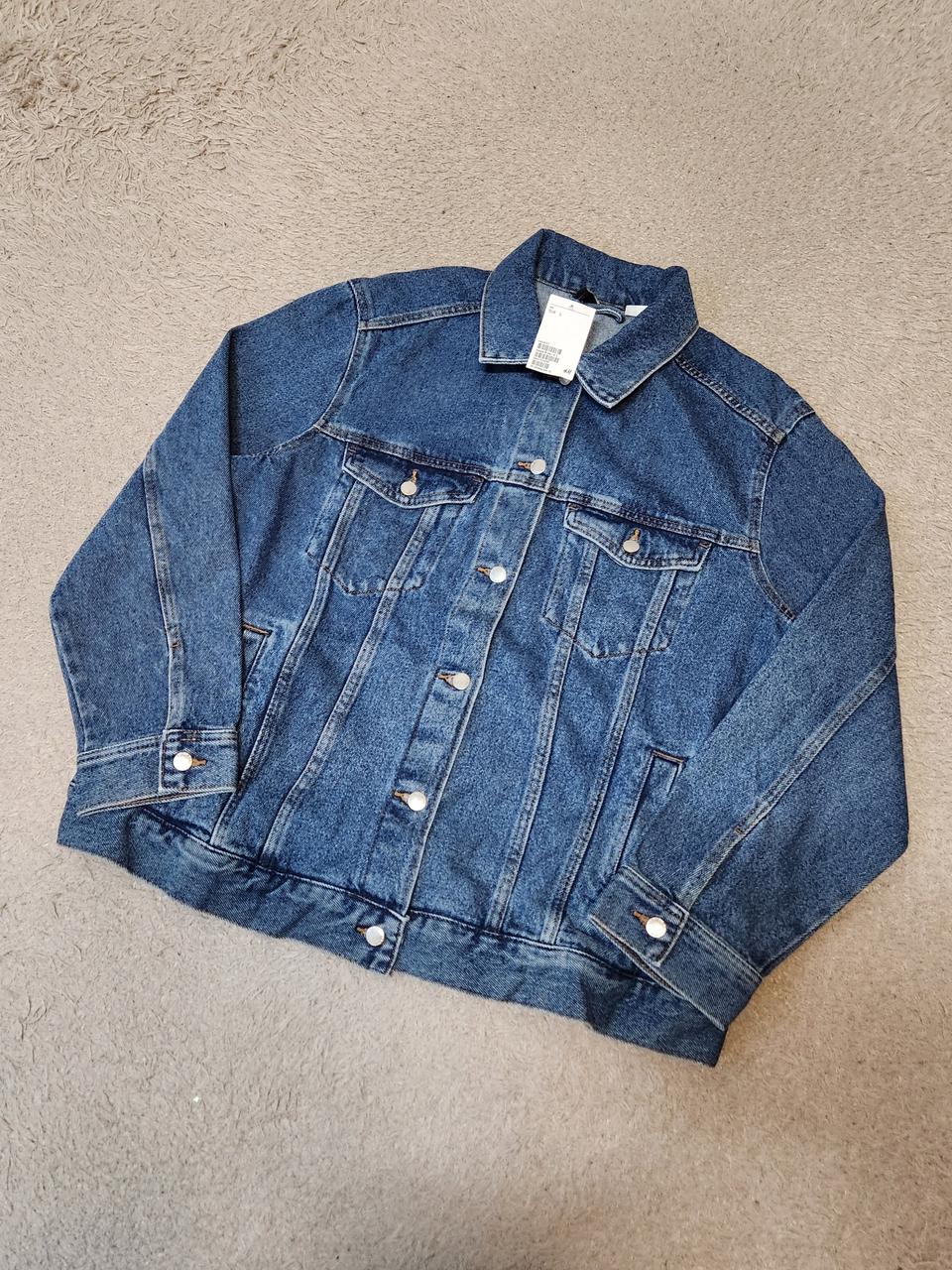 L 새상품 H&M 청자켓