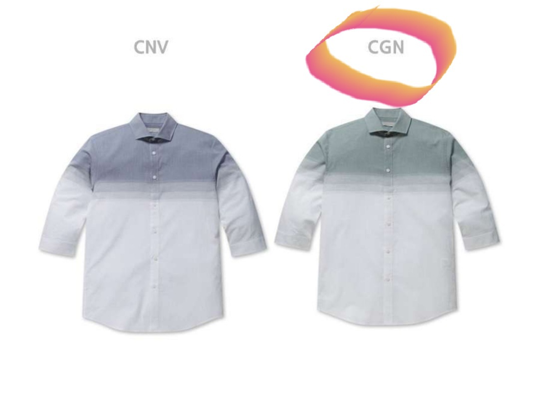 프로젝트엠 쿨비즈 7부셔츠(110)