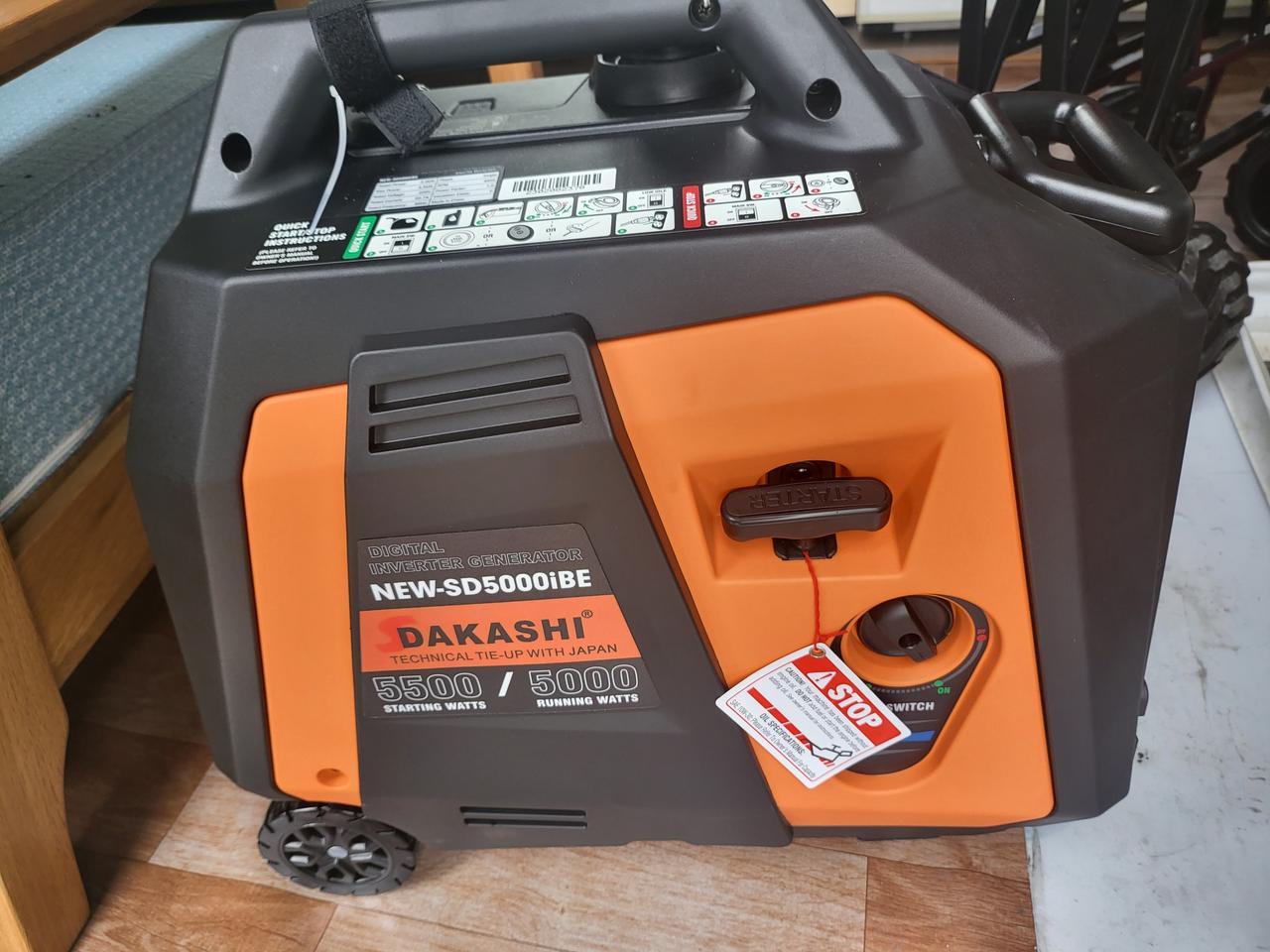 다까시5키로저소음발전기  인버터 전용 최고급리몬콘형