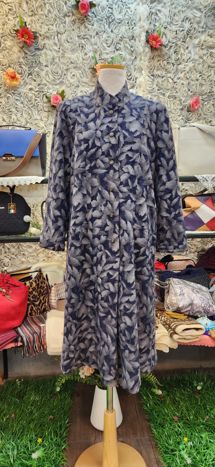 얌전한 모 혼방 원피스 (66 77)