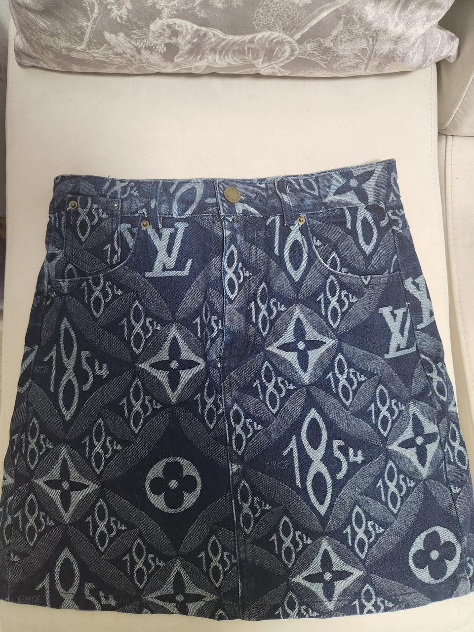 루이비통 1854 데님스커트(각인완벽)/(크기사진참조