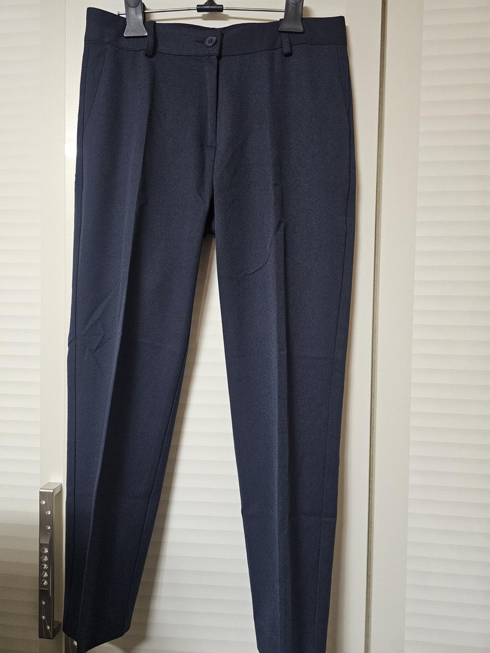 네이비 봄,여름 슬랙스