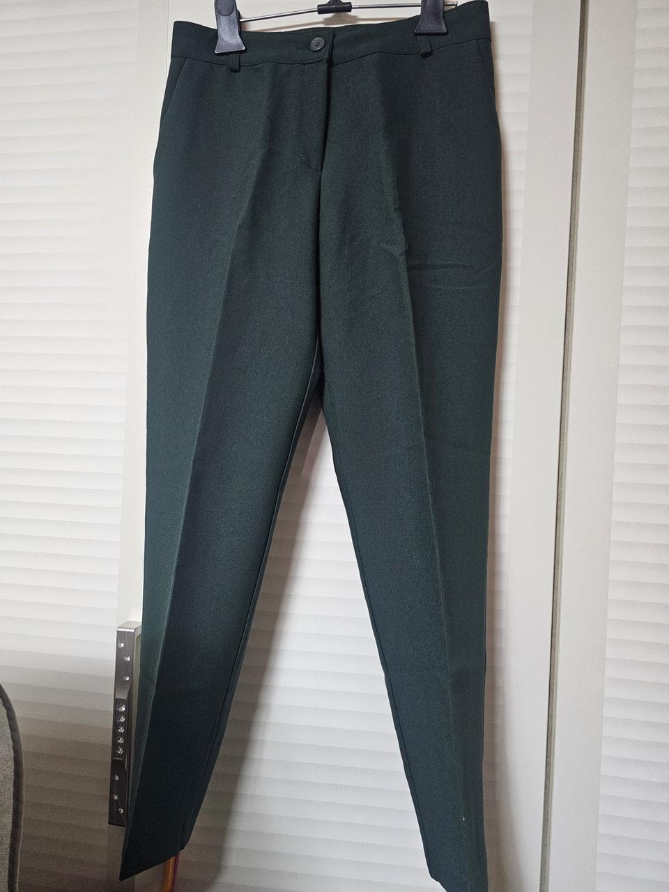 다크그린 봄,가을 슬랙스