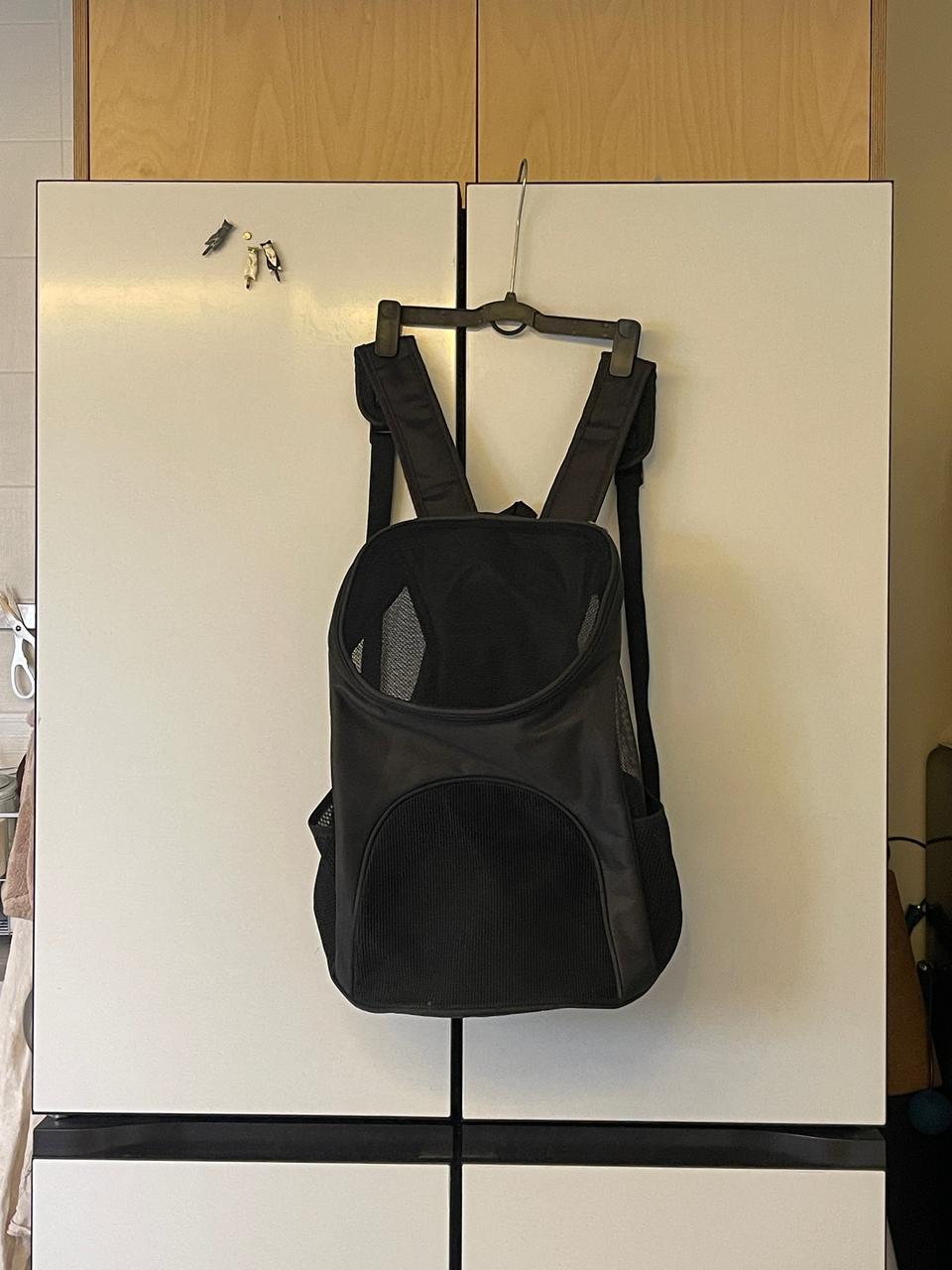 매쉬 백팩 반려동물 이동가방 농구공 가방 블랙
