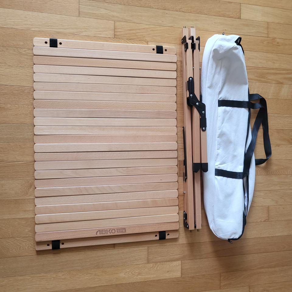 우드 롤테이블 캠핑테이블