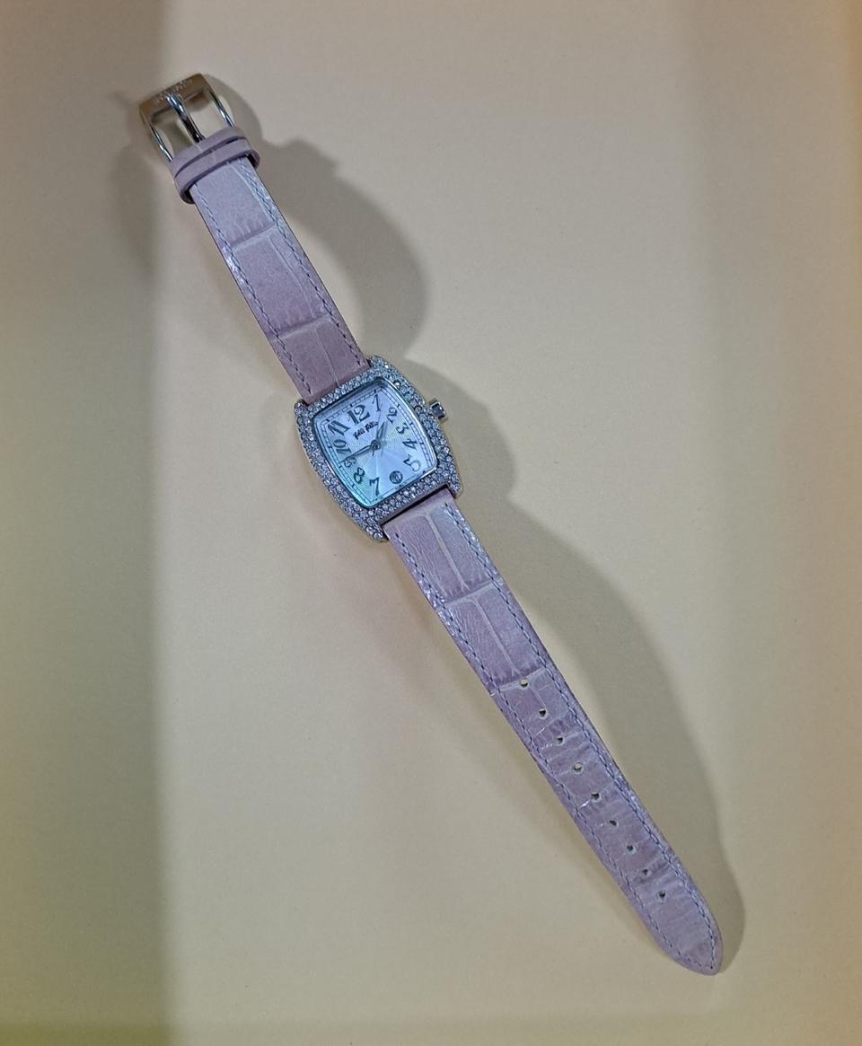 폴리폴리 가죽 시계