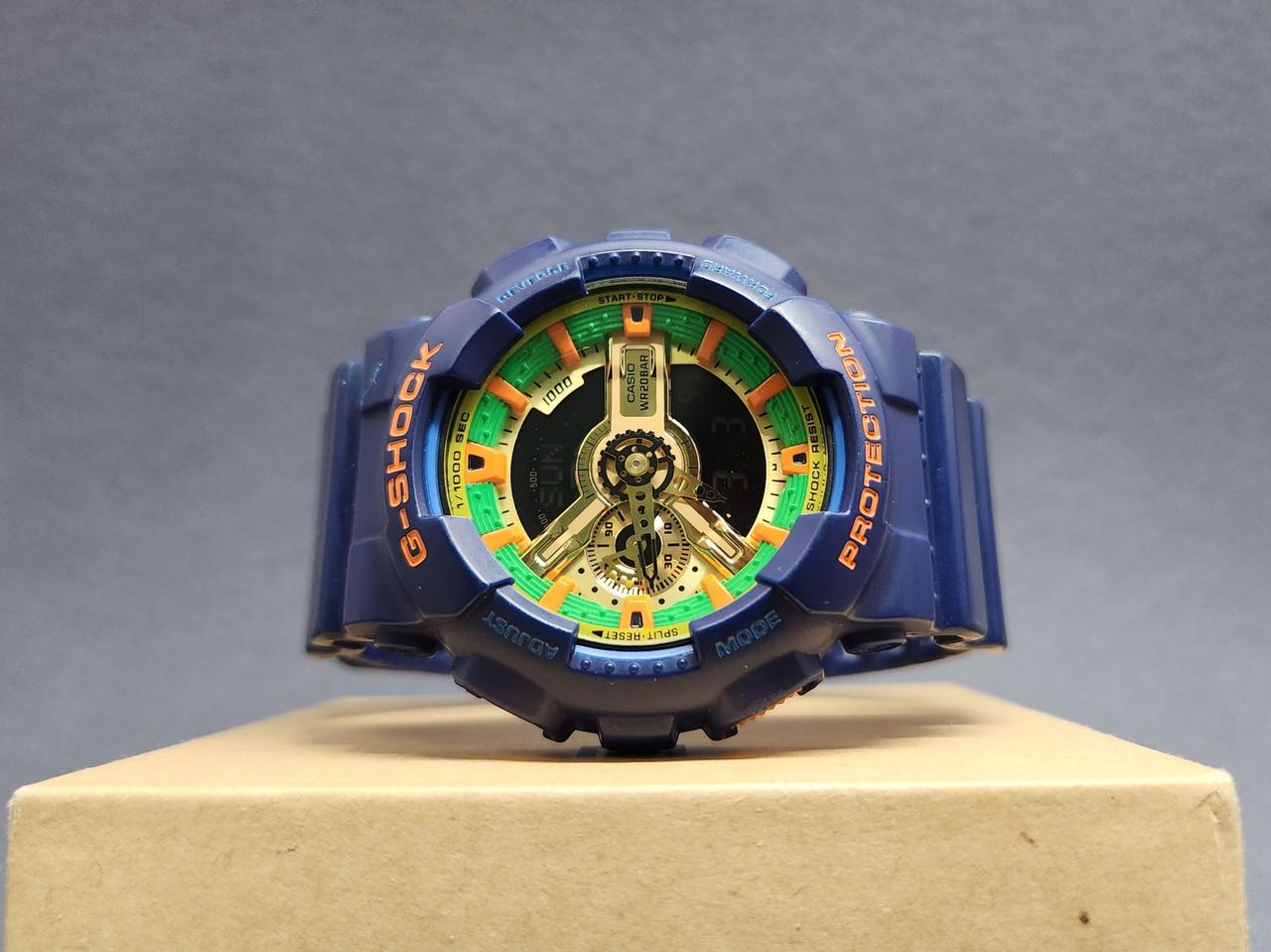 카시오 지샥 파랑