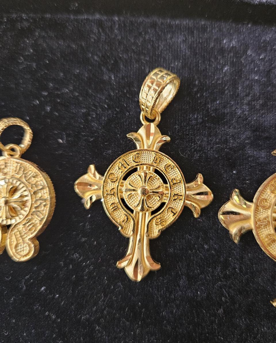 순금 3돈 십자가 펜던트