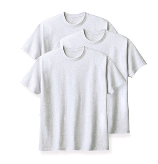 남녀 17수 데일리 라운드 오버핏 티 오트밀색상 3p