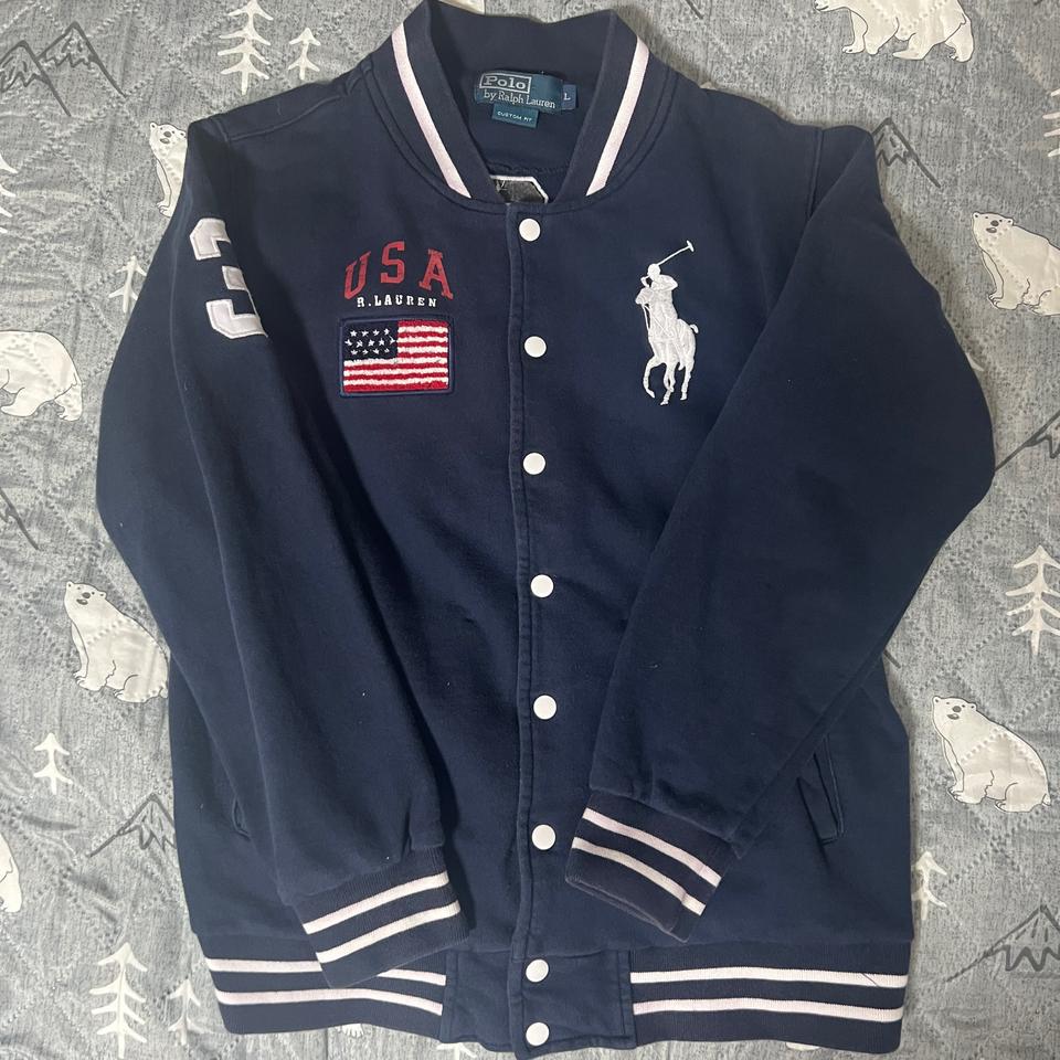 폴로랄프로렌 바시티자켓 L 100