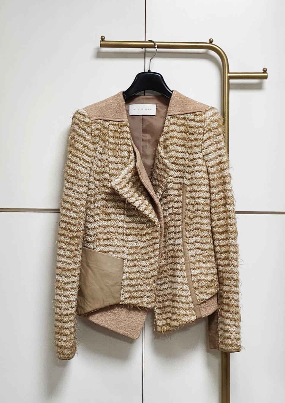 가격인하/ MICHAA 트위드 자켓55