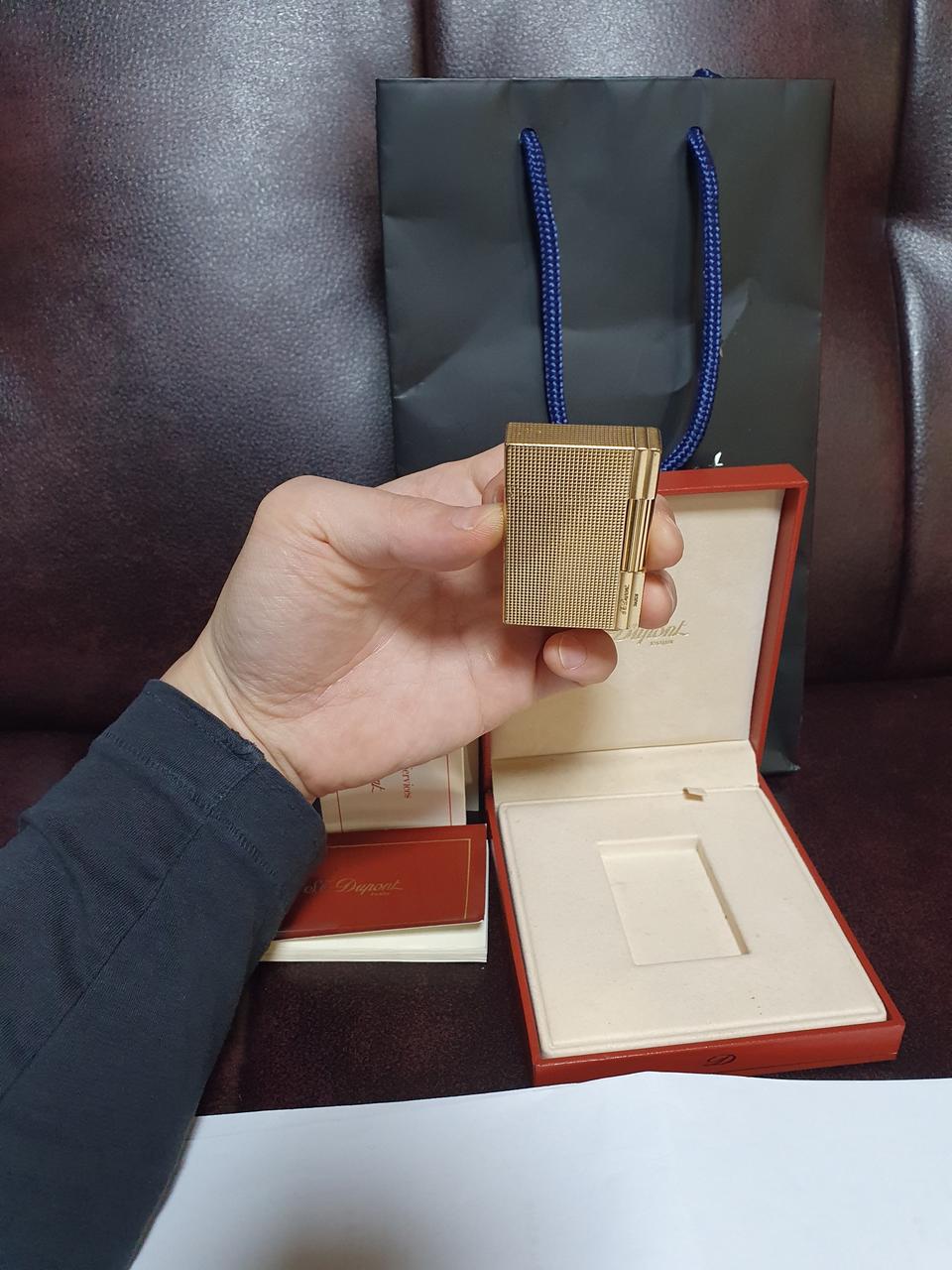 [정품] 듀퐁라이터 라인2 ca18260 개츠비 금장 듀퐁라이타