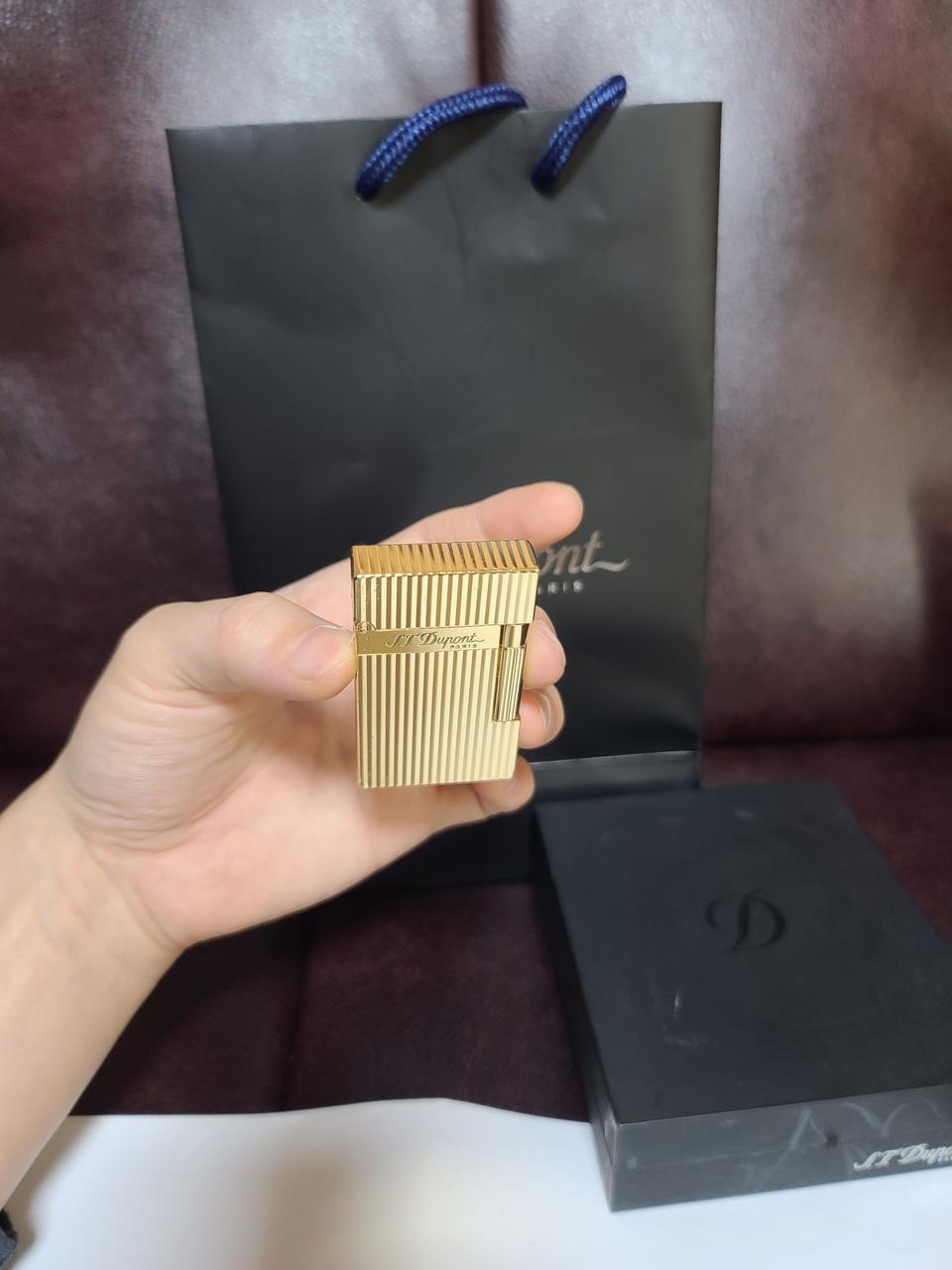 [정품] 듀퐁라이터 라인2 ca16287 신형 스트라이프 금장 듀퐁라이타