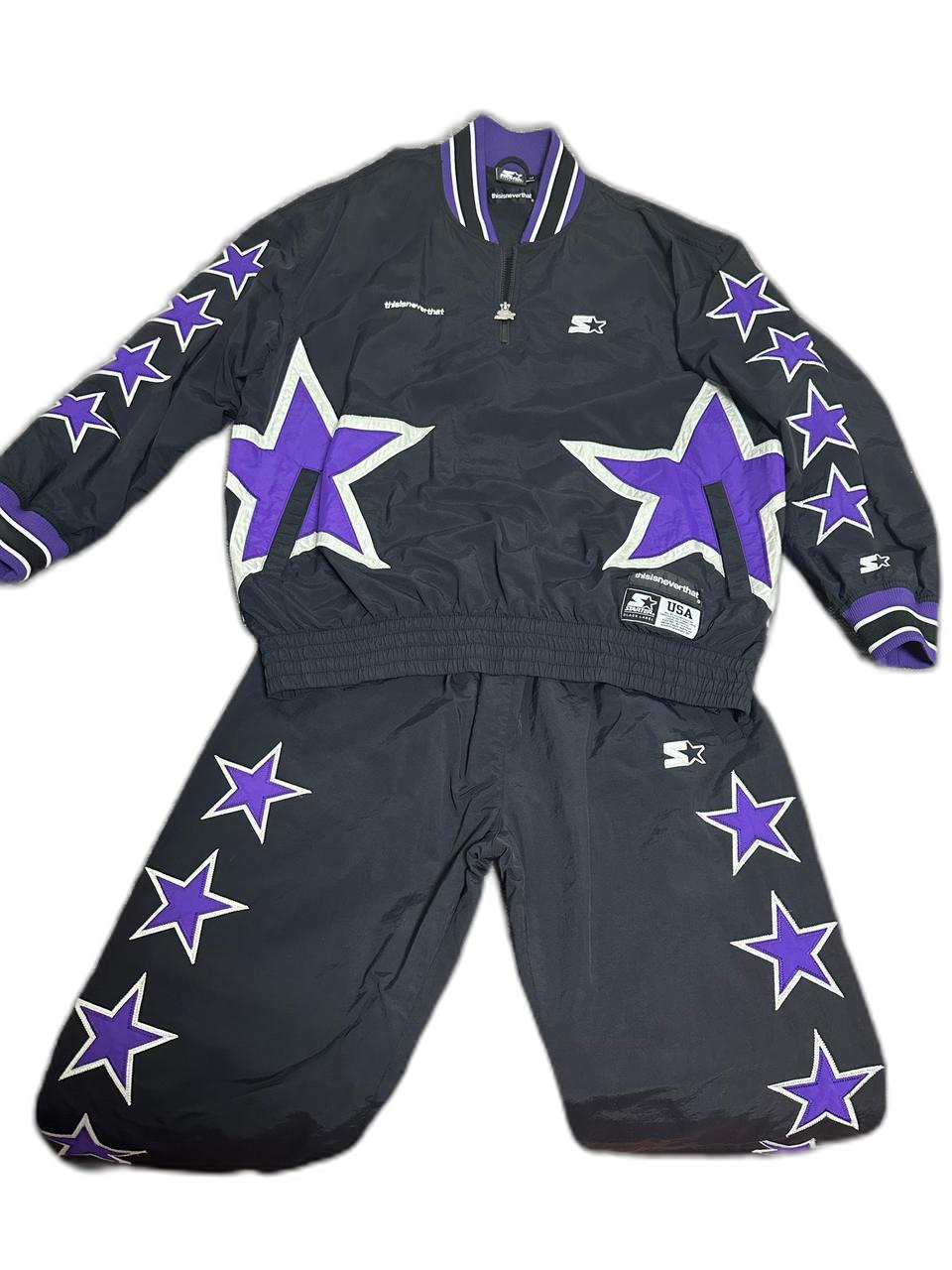 스타터x디스이즈네버댓 트레이닝셋업 팝니다.