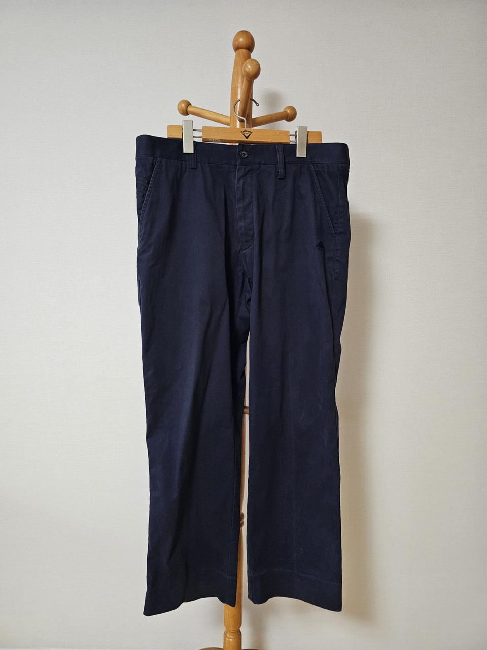 아디다스 골프팬츠 골프바지 네이비 88(36)