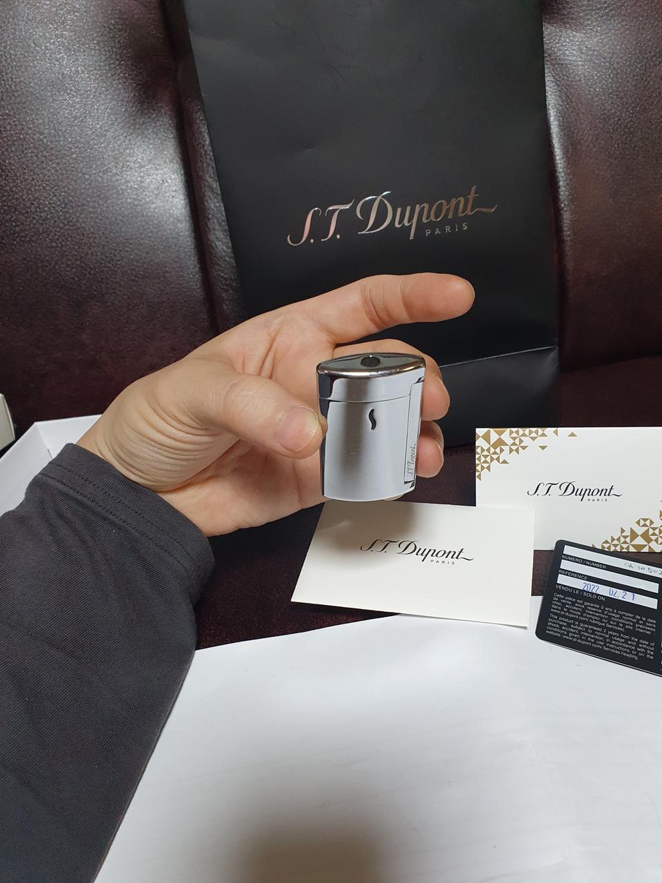 [정품] 듀퐁라이터 미니젯 ca10502 크롬 터보 듀퐁라이타
