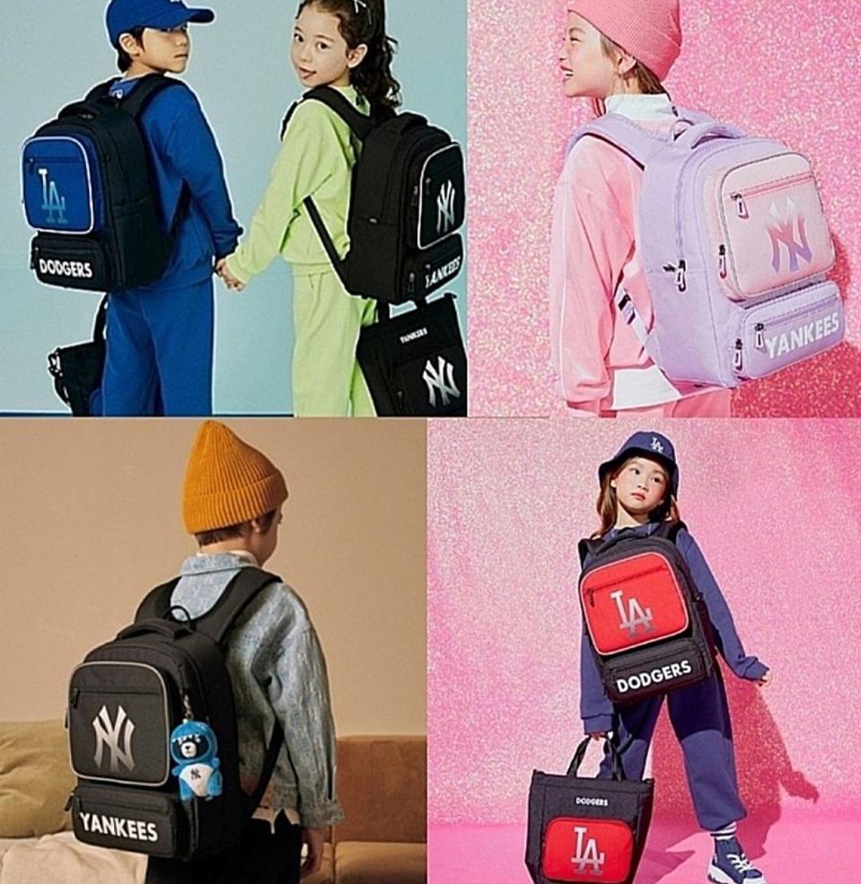 블랙추가! 선물가능! 새제품 MLB 키즈 책가방 신주머니세트 공용