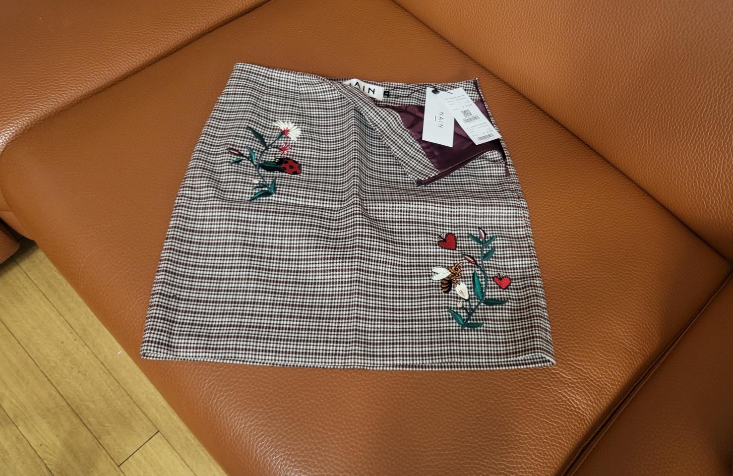 NAIN 소녀시대 효연 공항패션 치마/새상품