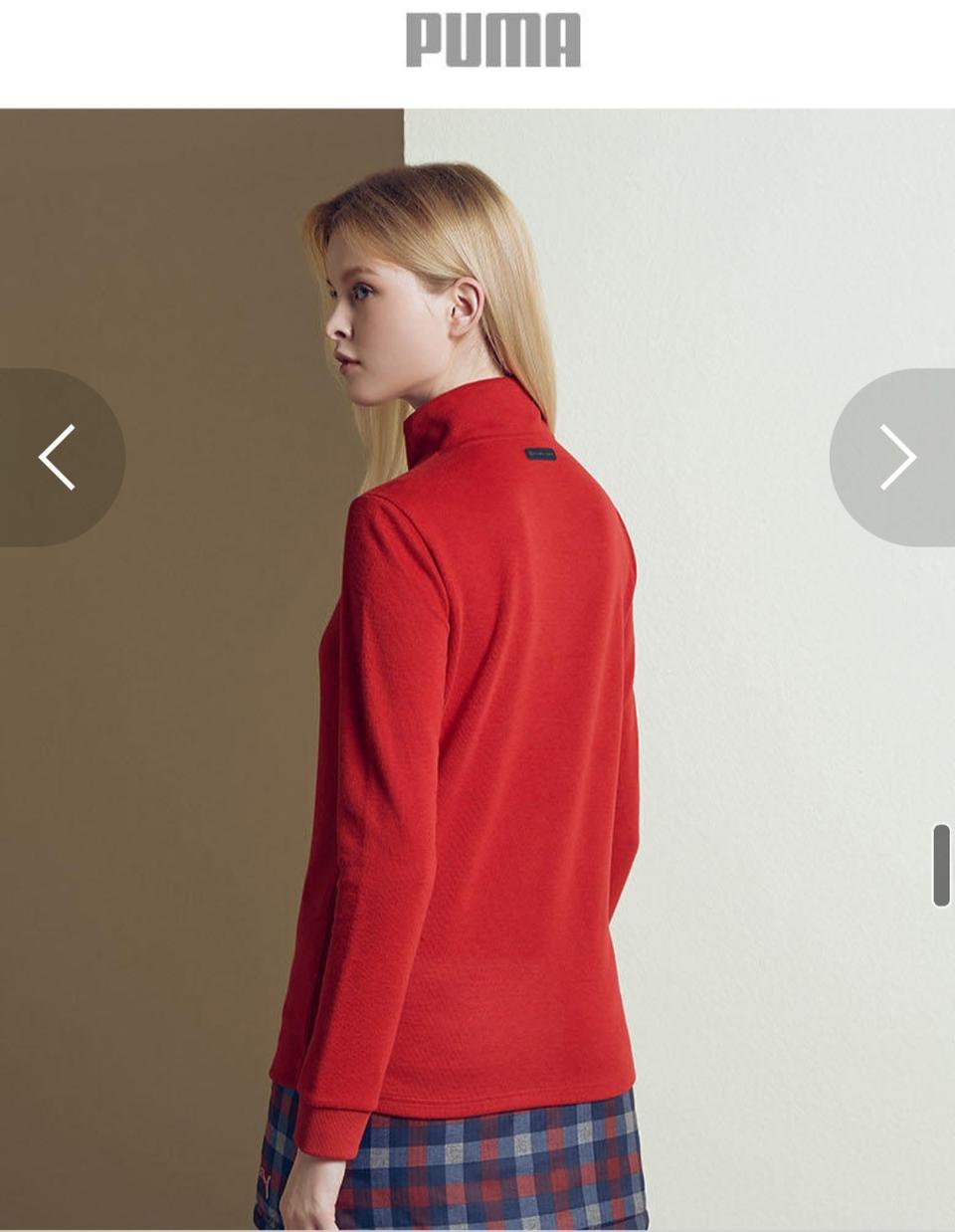 쎄일!새상품)L)정품 퓨마골프 니트티