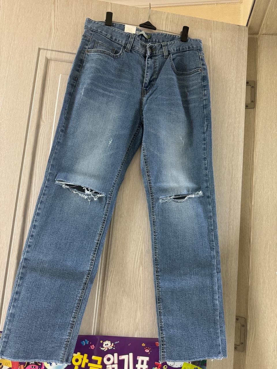 새제품. 남성청바지