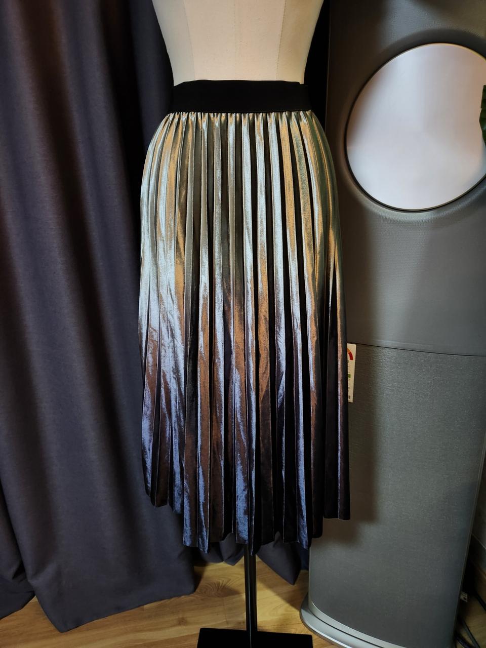 55~66✔그라데이션 플리츠 스커트