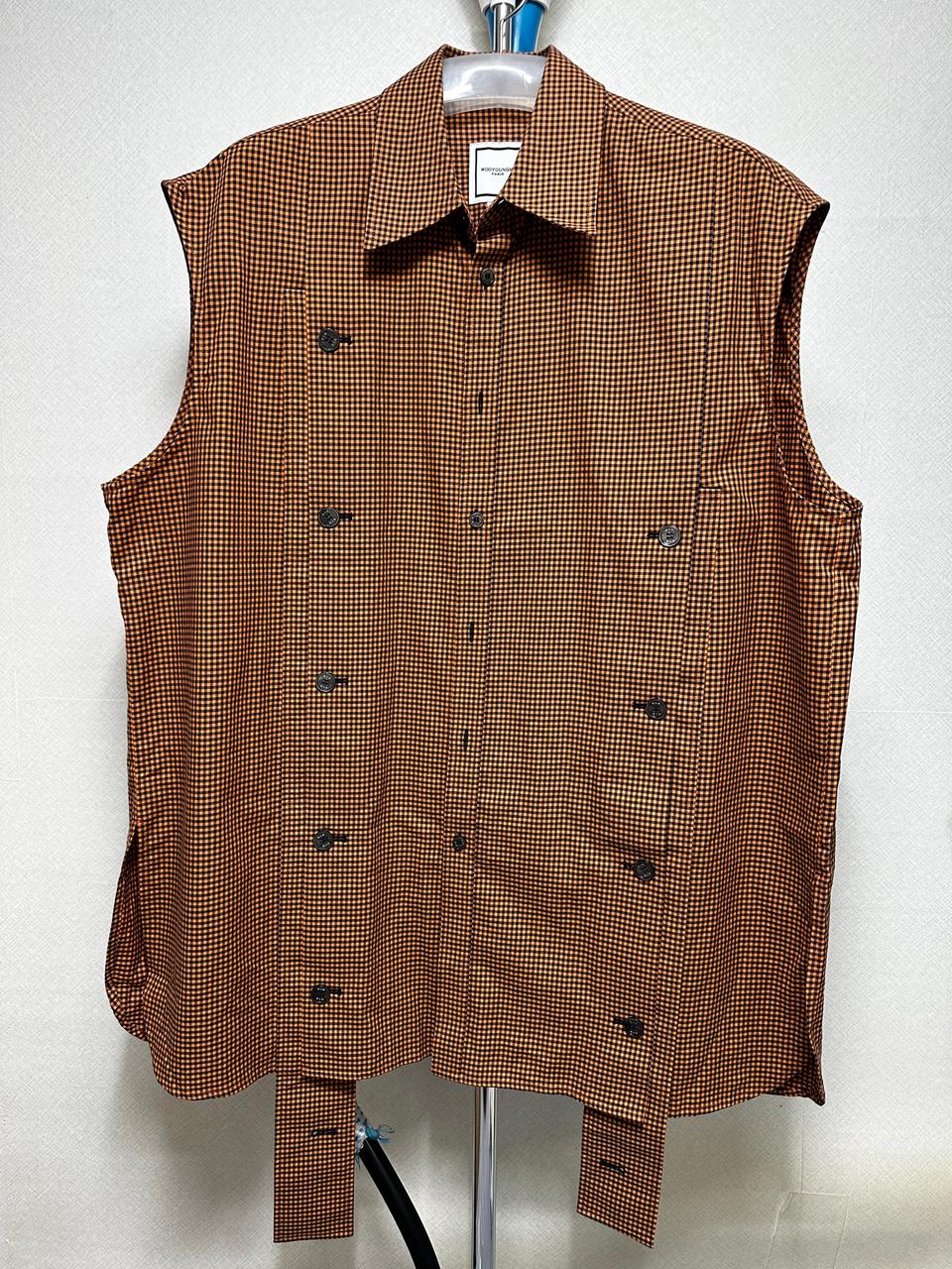 우영미 오버핏 셔츠 베스트 정품