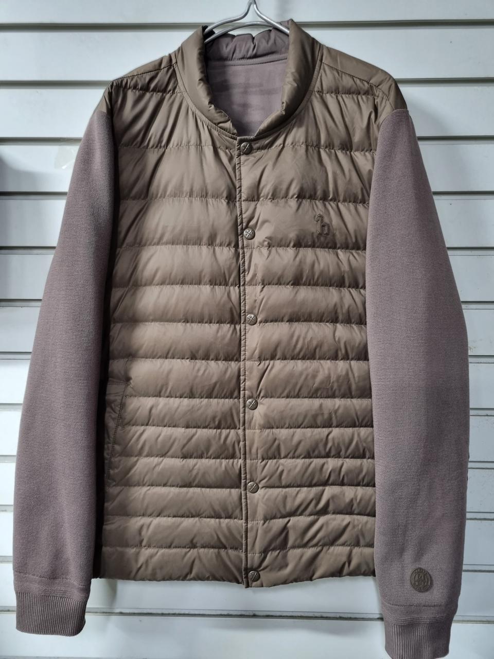 헤지스 남성 양면 경량 구스패딩