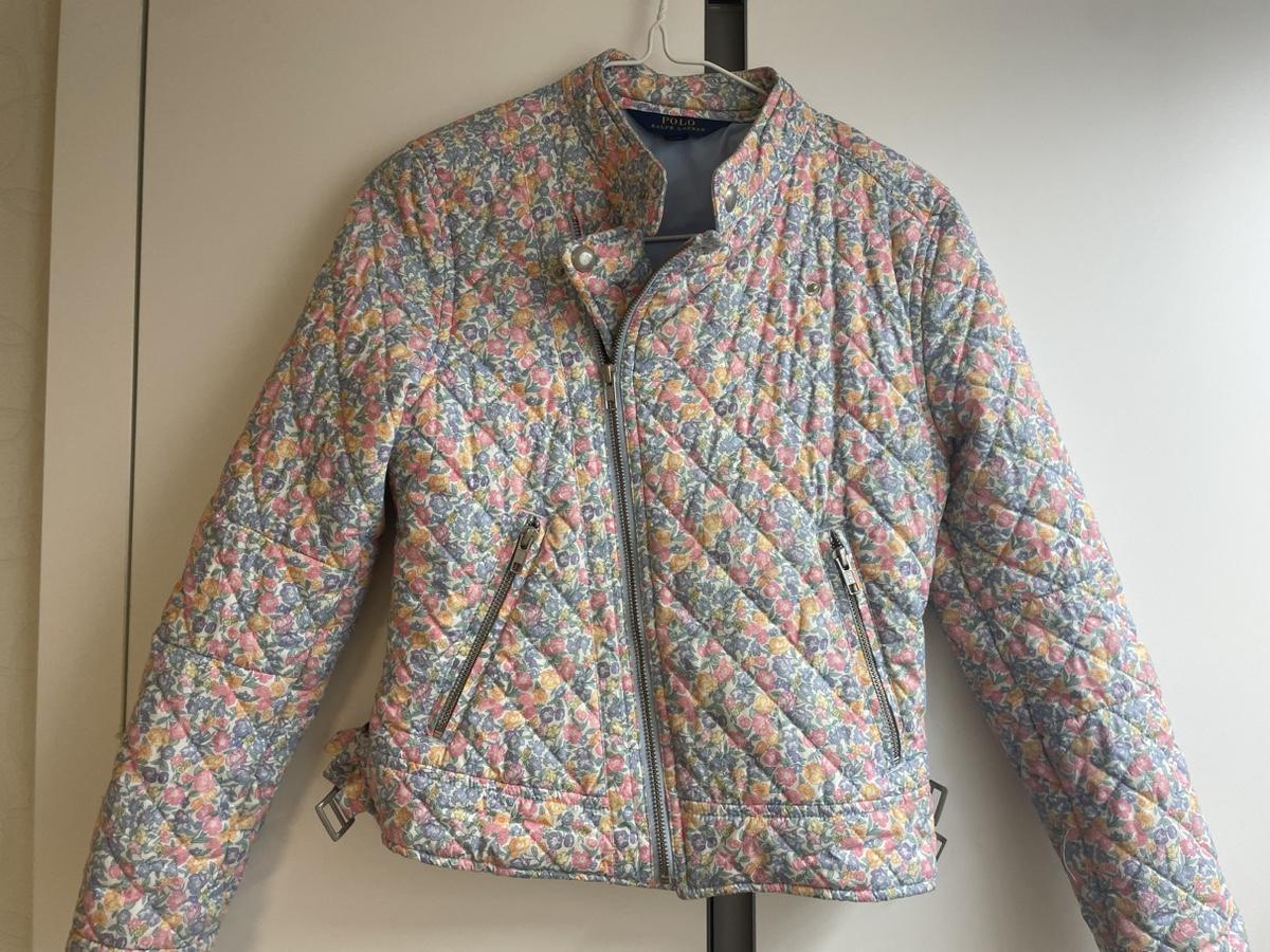 폴로 플라워 경량패딩