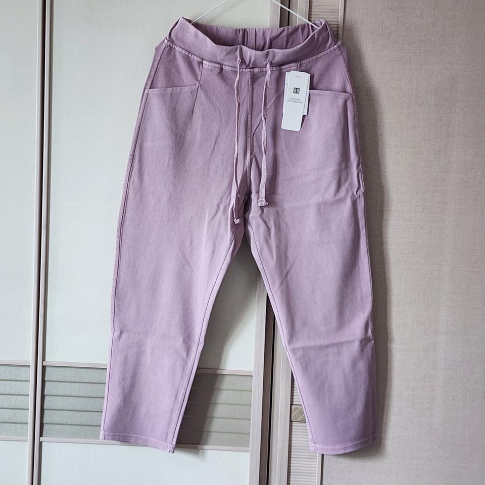 새상품.여자 면 스판 바지 (55. 딥핑크)