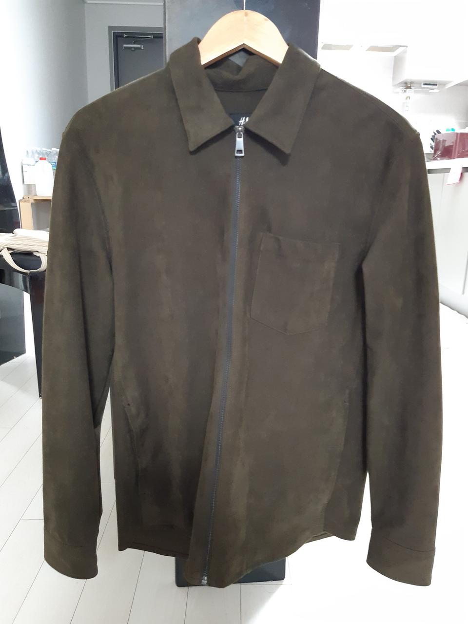 h&m 스웨이드 집업자켓