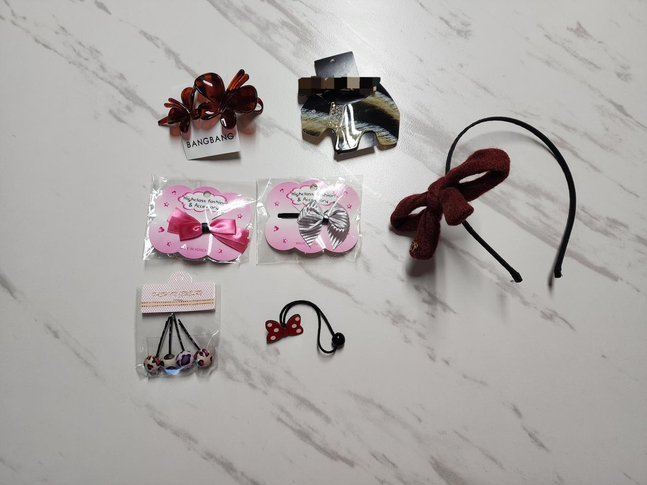 헤어 악세사리 7개