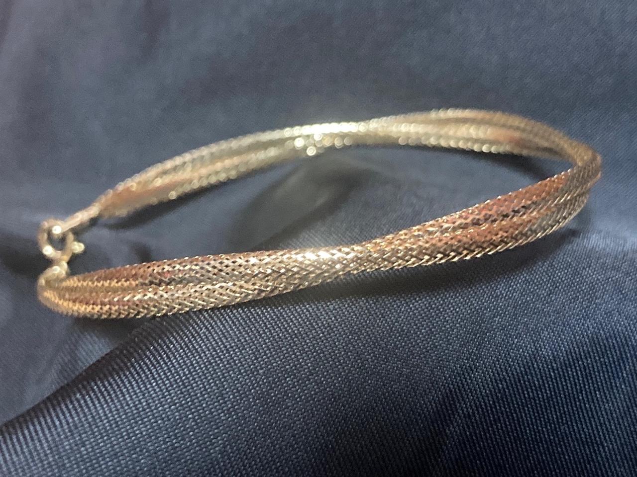 14k 두줄팔찌/ 새제품