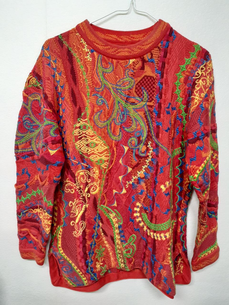 쿠지 케이블 니트 스웨터 s