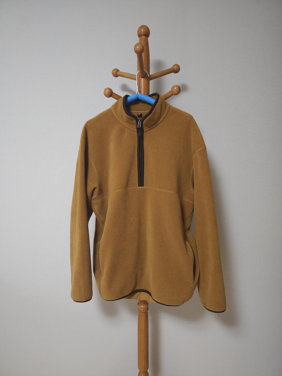 유니클로 반집업 후리스사이즈 : XL