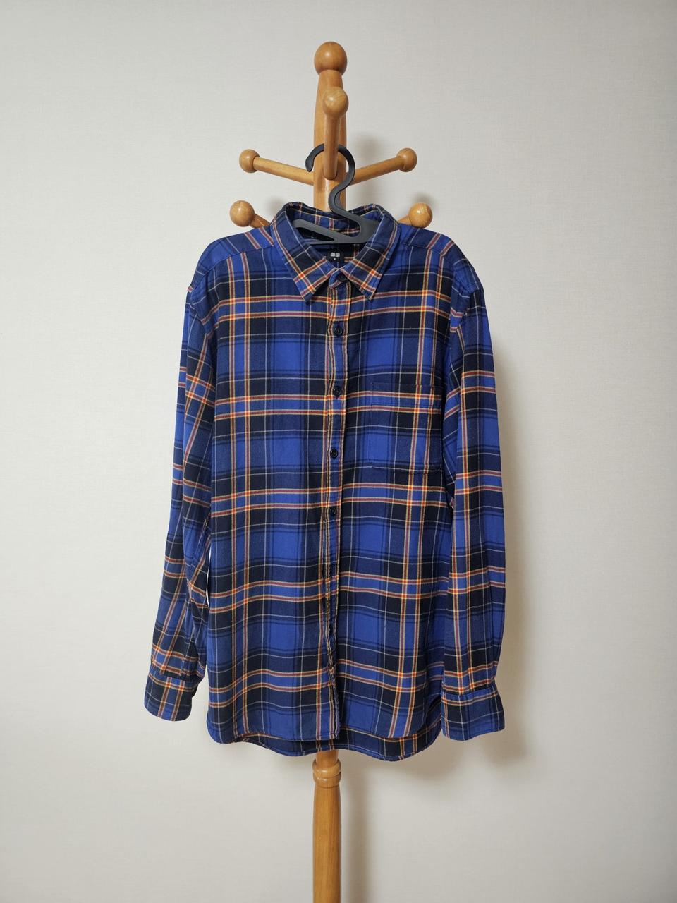 유니클로 체크셔츠사이즈 : XL