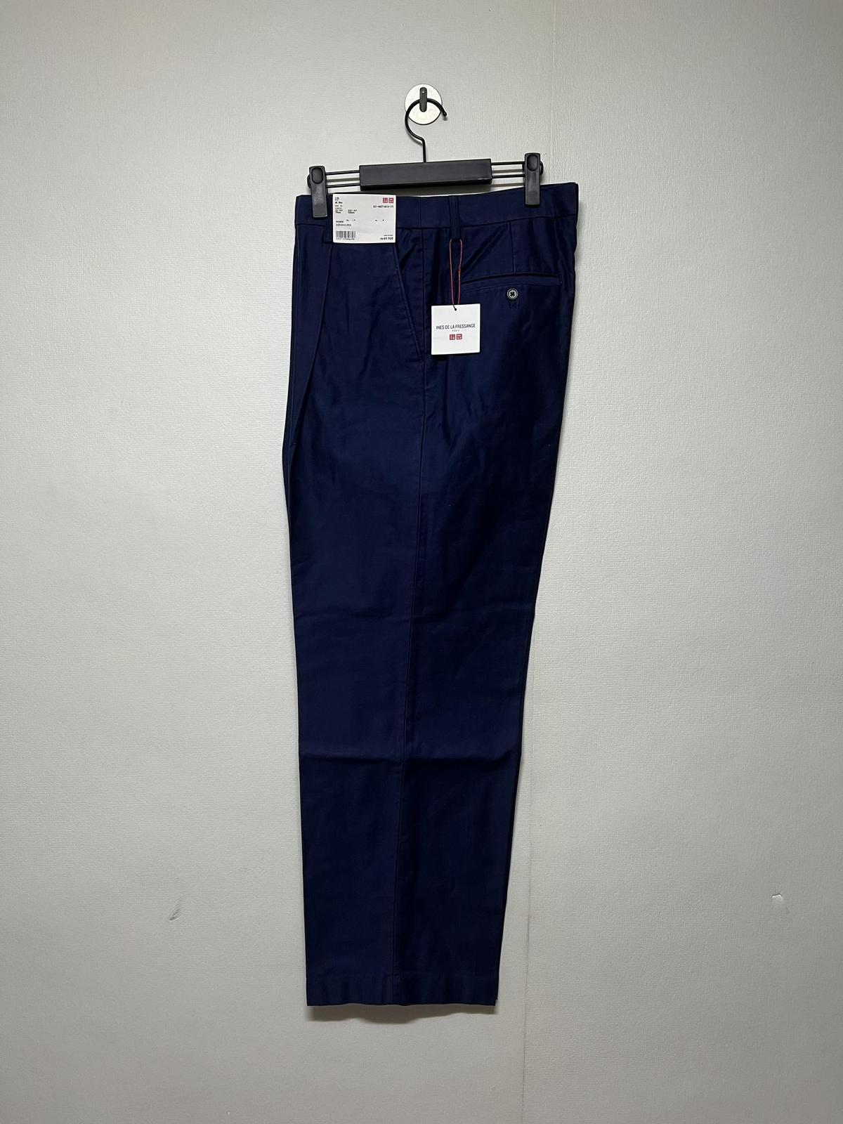 유니클로 IDLF 코튼 와이드 팬츠 79