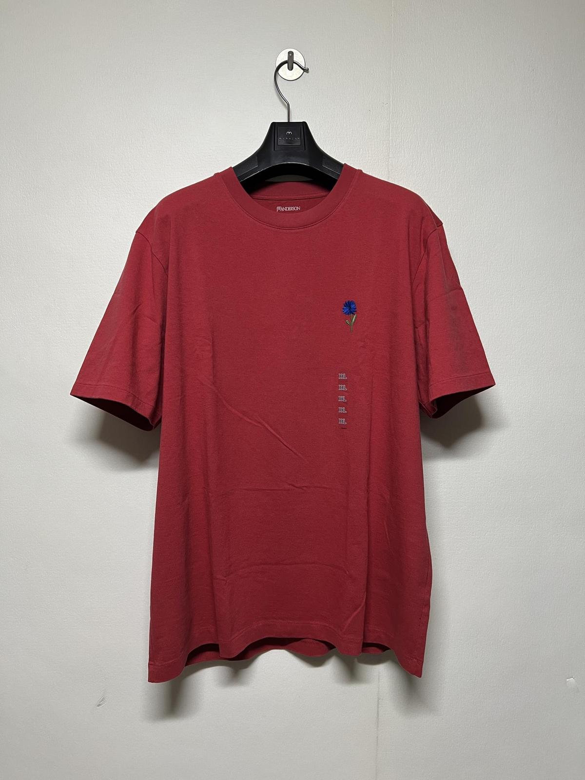 유니클로 JWA 플라워 엠브로이더리 크루넥 자수 반팔티셔츠 XXL