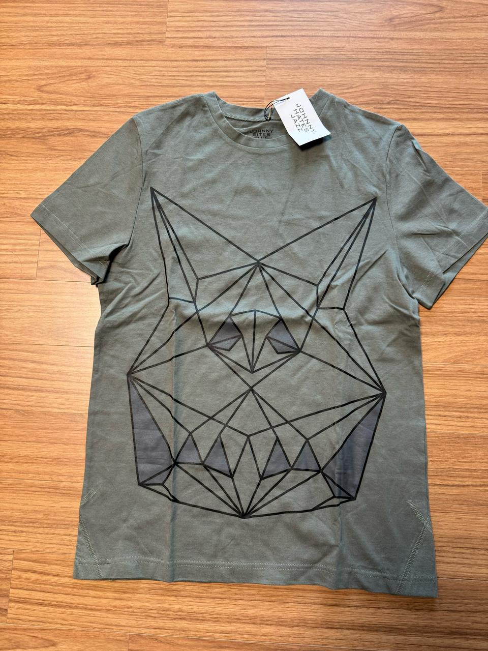 [새제품] 쟈니 헤잇 재즈 카키 그래픽 티셔츠