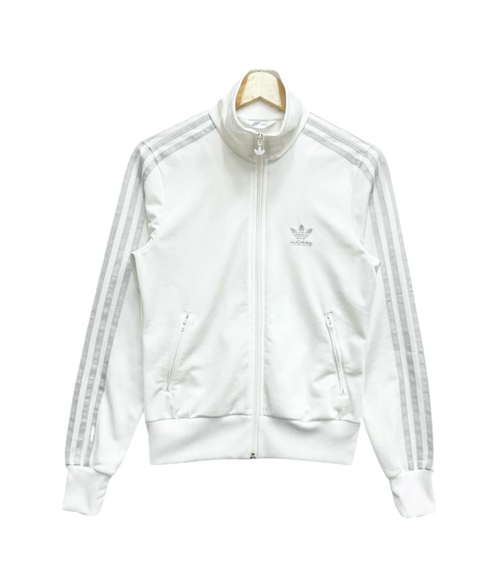 아디다스 화이트 실버 자수 져지 (흰은, 뒷로고/백로고)