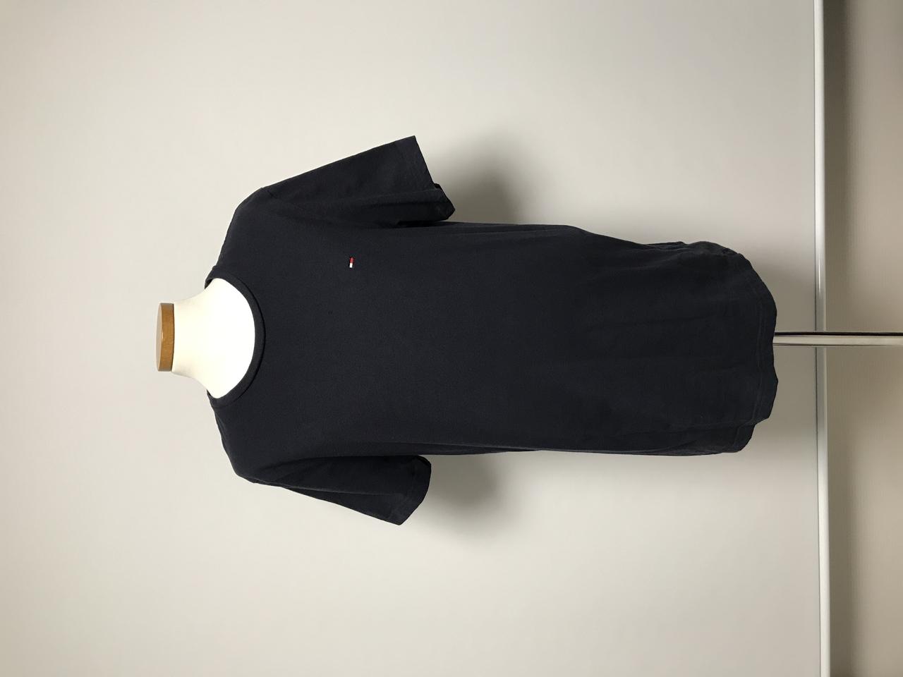 [타미힐피거](M) 남성 라운드 반팔티