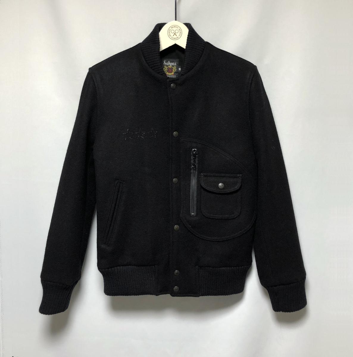 Schott X Roar 바시티자켓