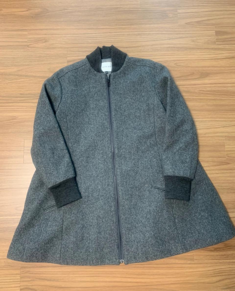 일본 브랜드 르씨엘블루 그레이 울자켓