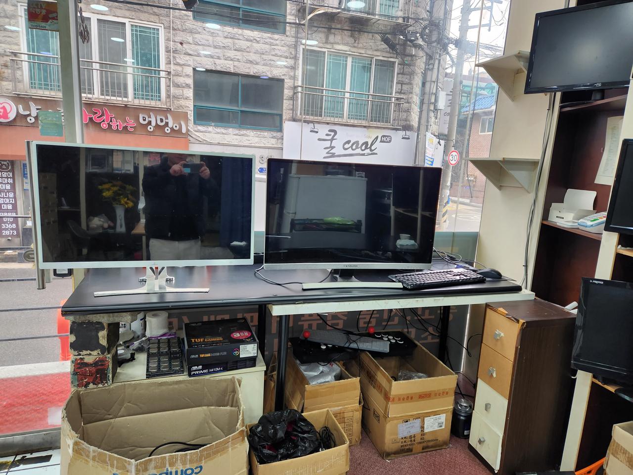 중고컴퓨터~사무용대량~빠른부팅~모니터~게임용본체~모니터~저렴하게팜니다