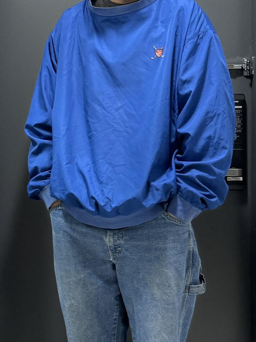 폴로랄프로렌 웜업 바람막이 빈티지 골프 맨투맨 XXL