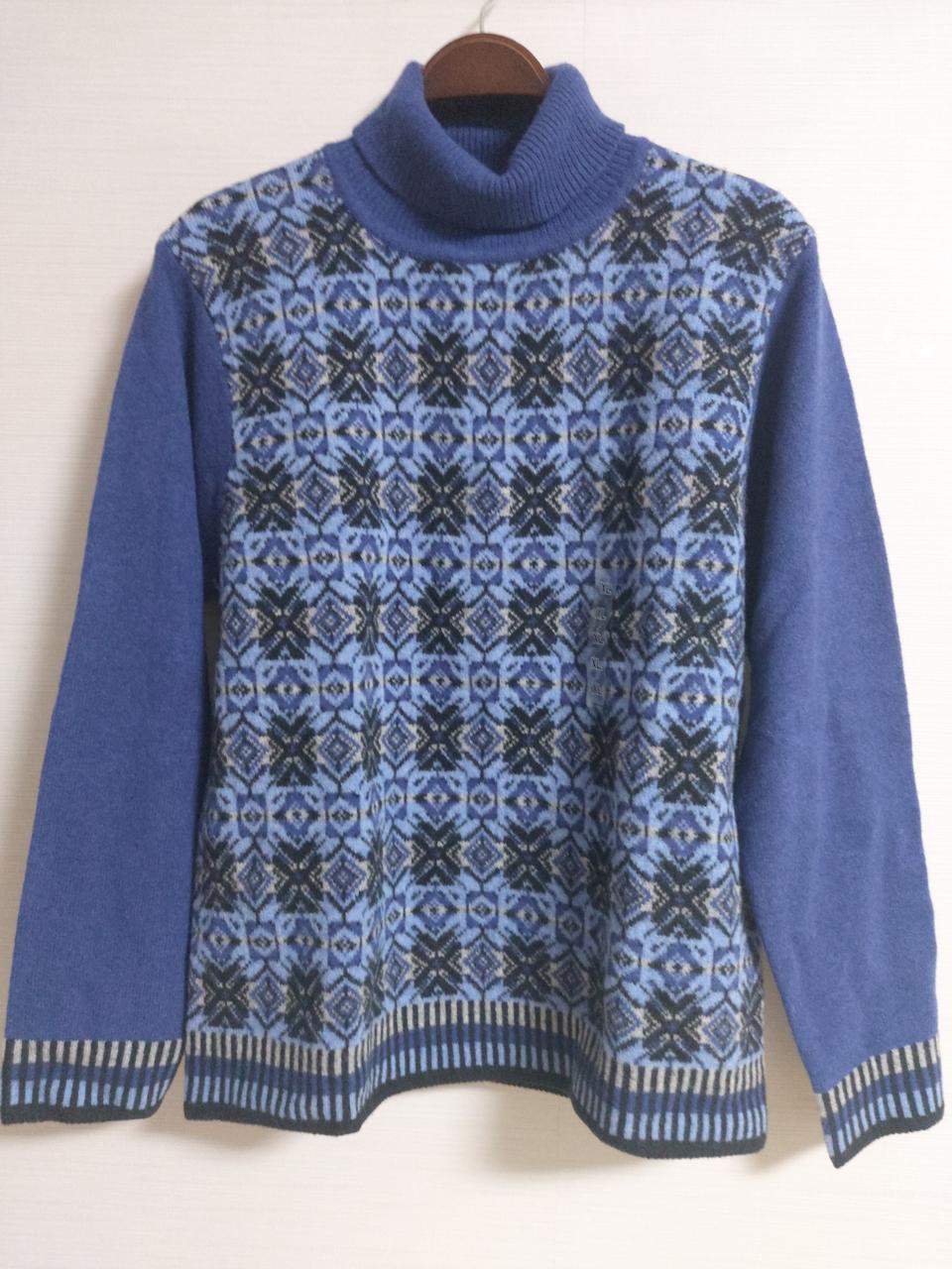 JW앤더슨 프리미엄램스울자카드 터틀넥스웨터