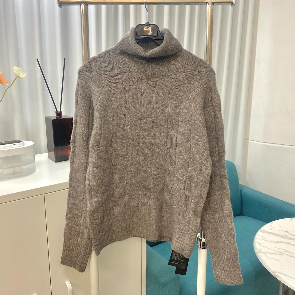 새상품) 더엣지 홈쇼핑 부드러운 폴라 니트 목티