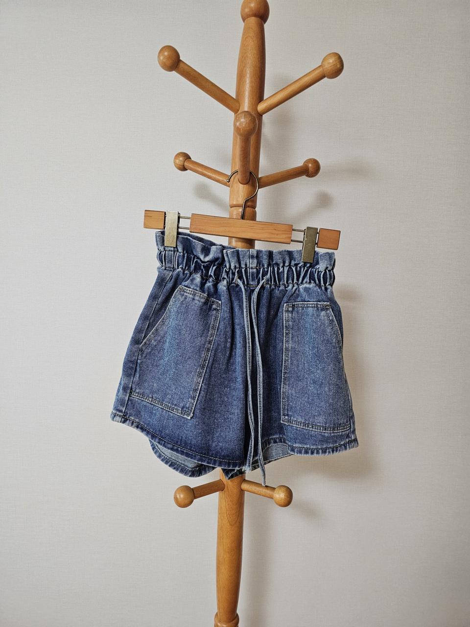 여자 데님 반바지 청바지사이즈 : S